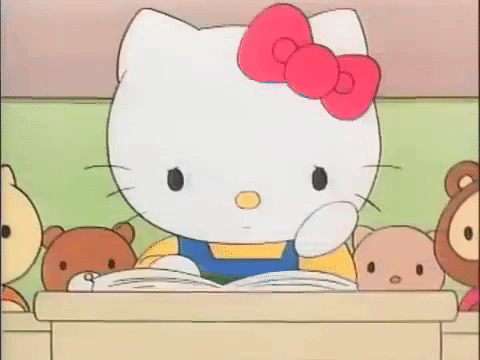 Gif from the Hello Kitty and Friends cartoon