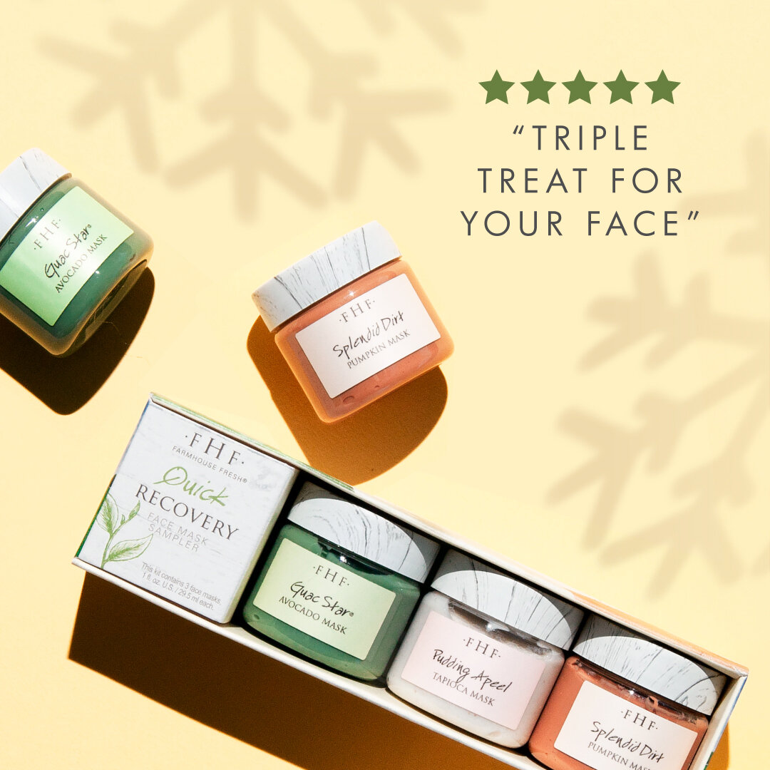 Farmhouse Fresh Quick Recovery Face Mask Sampler