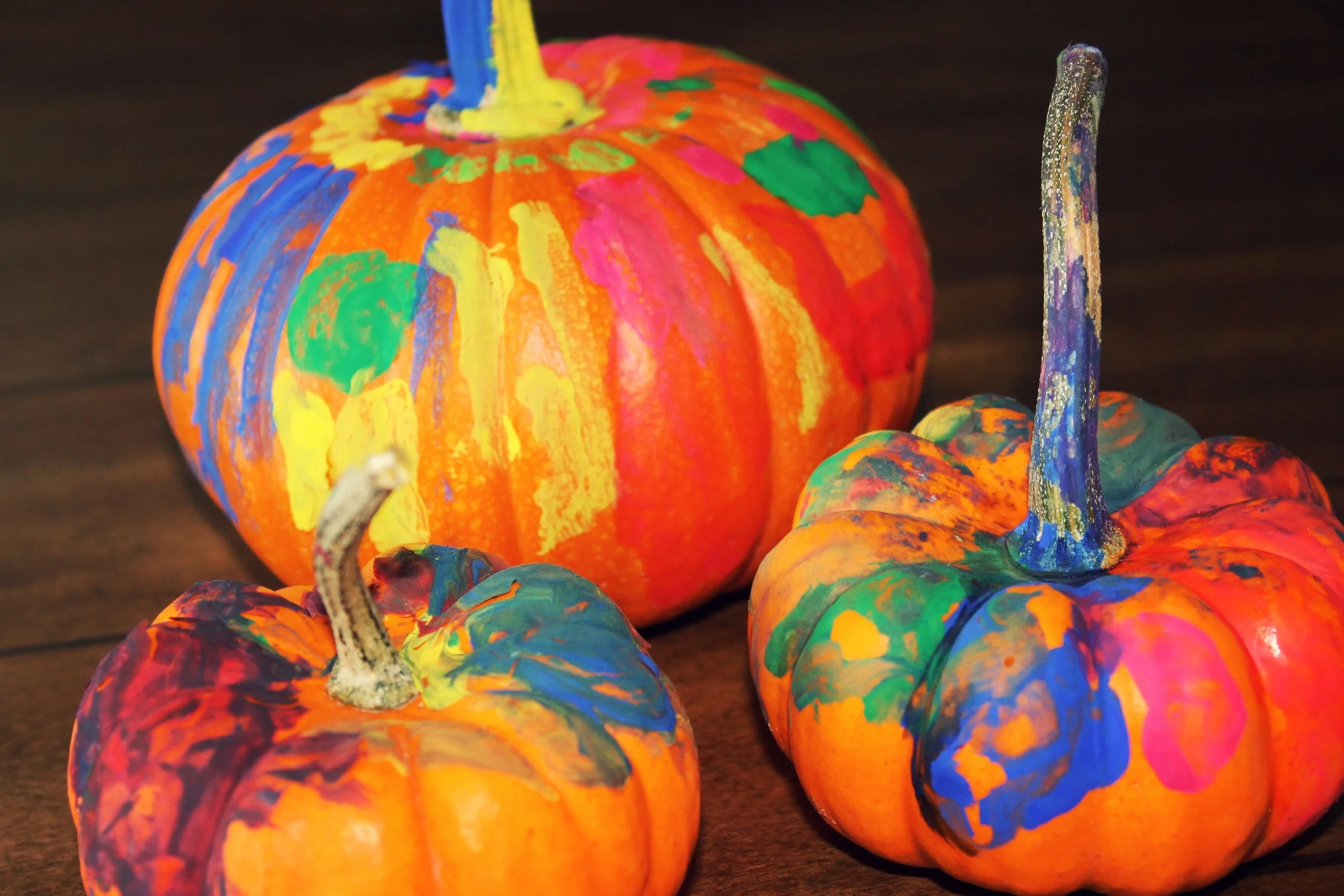 Mini Pumpkin Decorating