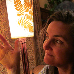 Leah Baker, founder of Luminosa Lighting in Asheville, NC