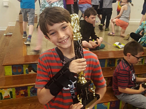 2nd-3rd grade winner, Jeremy Oppenzato