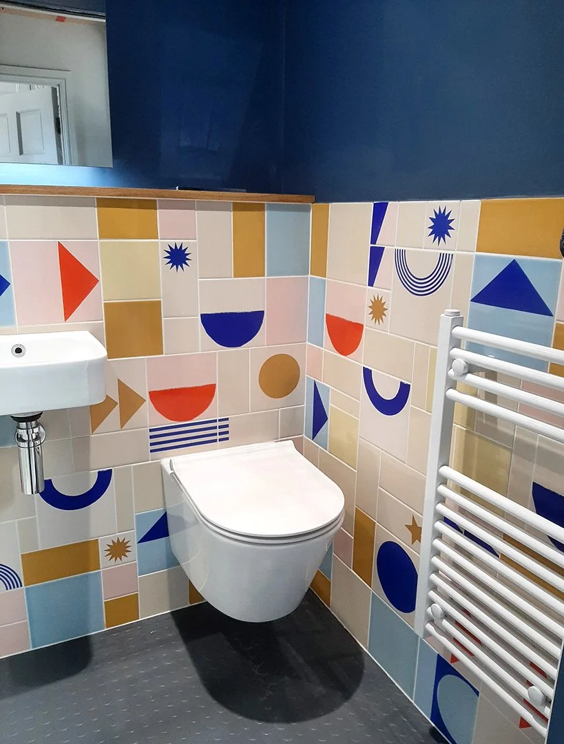 Clifton Bristol ensuite tile mural