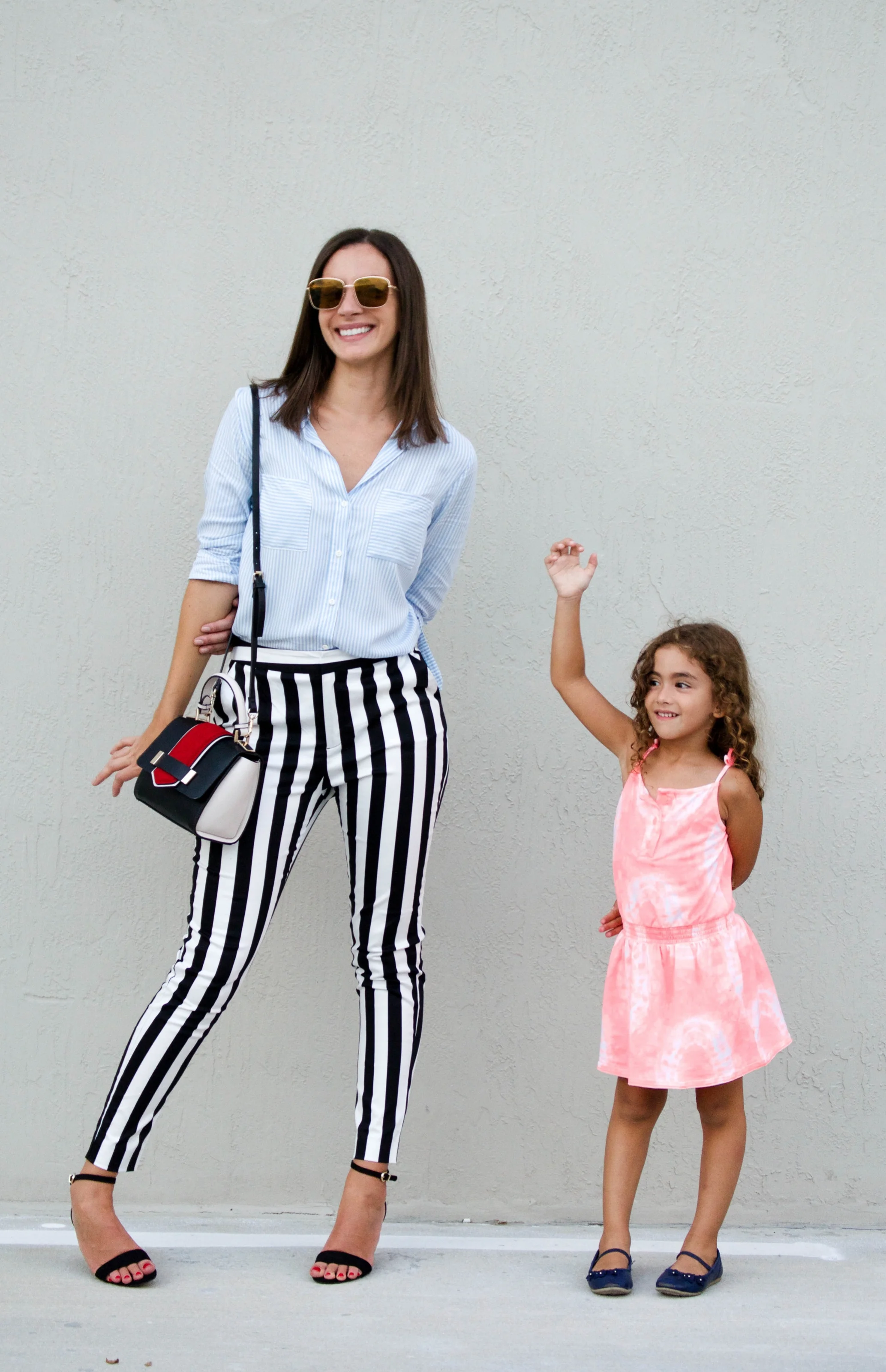"She stepped into the picture to teach me how to pose" :-)