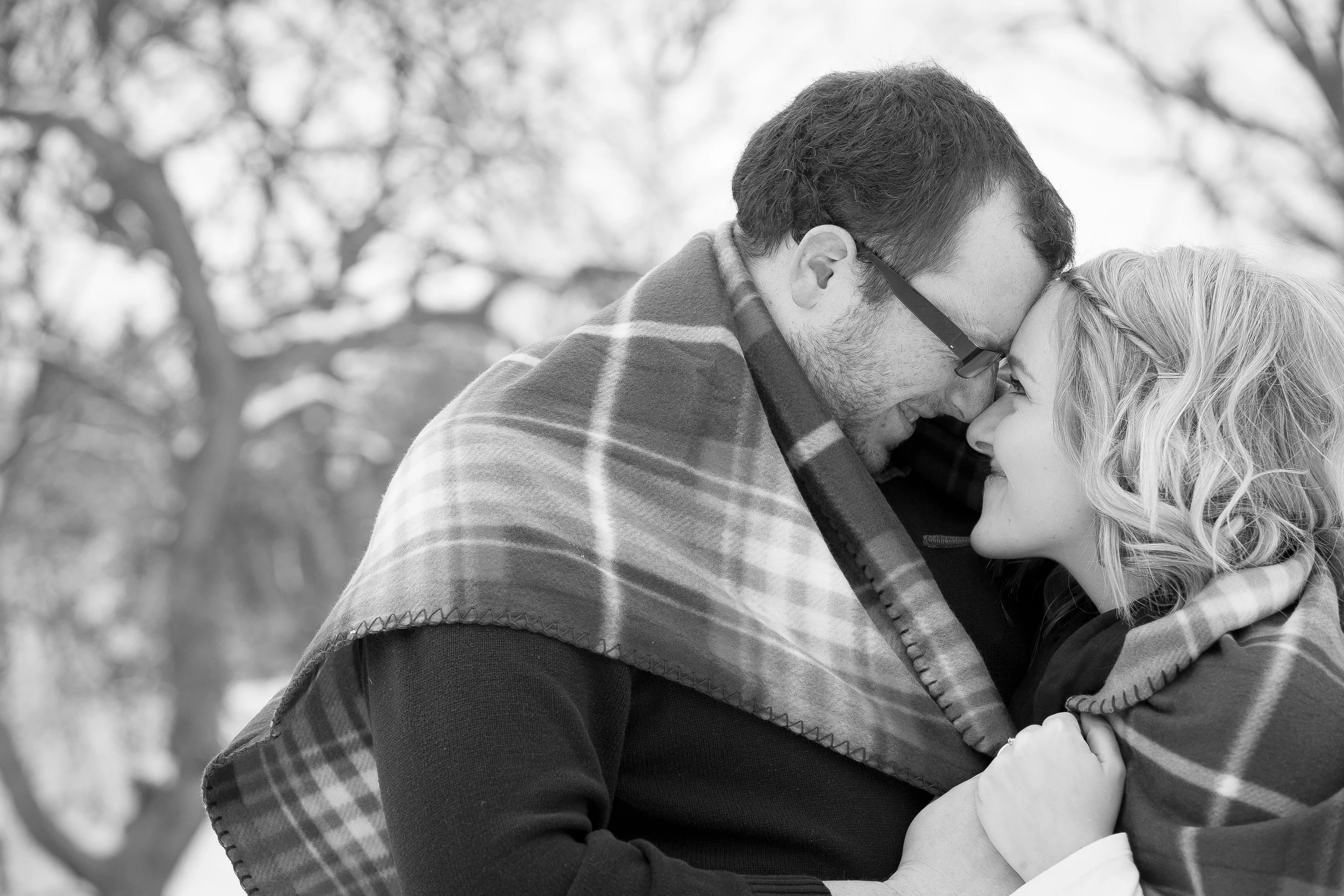 Winter Engagement Theodore Wirth Park Husband Wife Team Minnesota Twin Cities Wedding Photographer