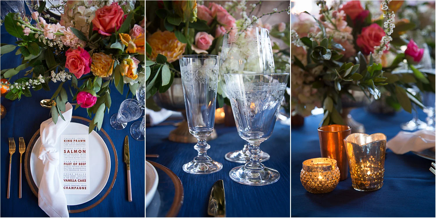 18-wedding-reception-head-table-details-blue-linen-glass-etched-goblets-knotted-napkin-gold-rimmed-charger-plates-mahonen-photography.jpg