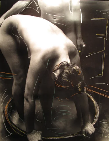 Kim Weston Painted Photograph