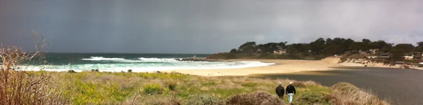 Kim & Zach Weston at Carmel River Beach
