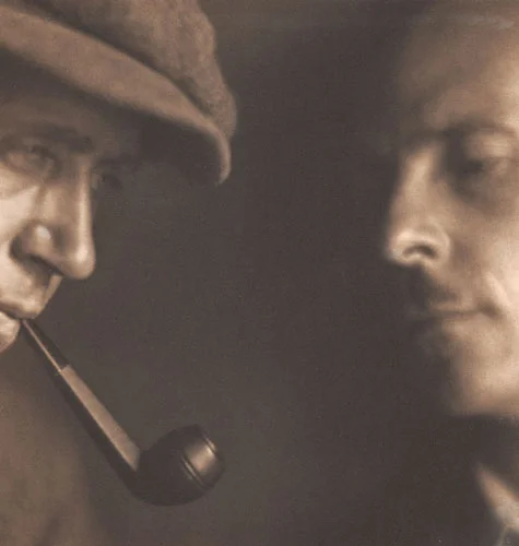 Johan Hagemeyer and Edward Weston by Margrethe Mather 1921