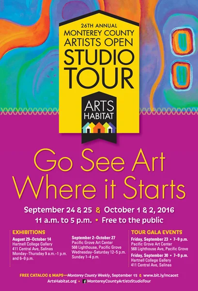 2016 Monterey County Artists Open Studio Tour