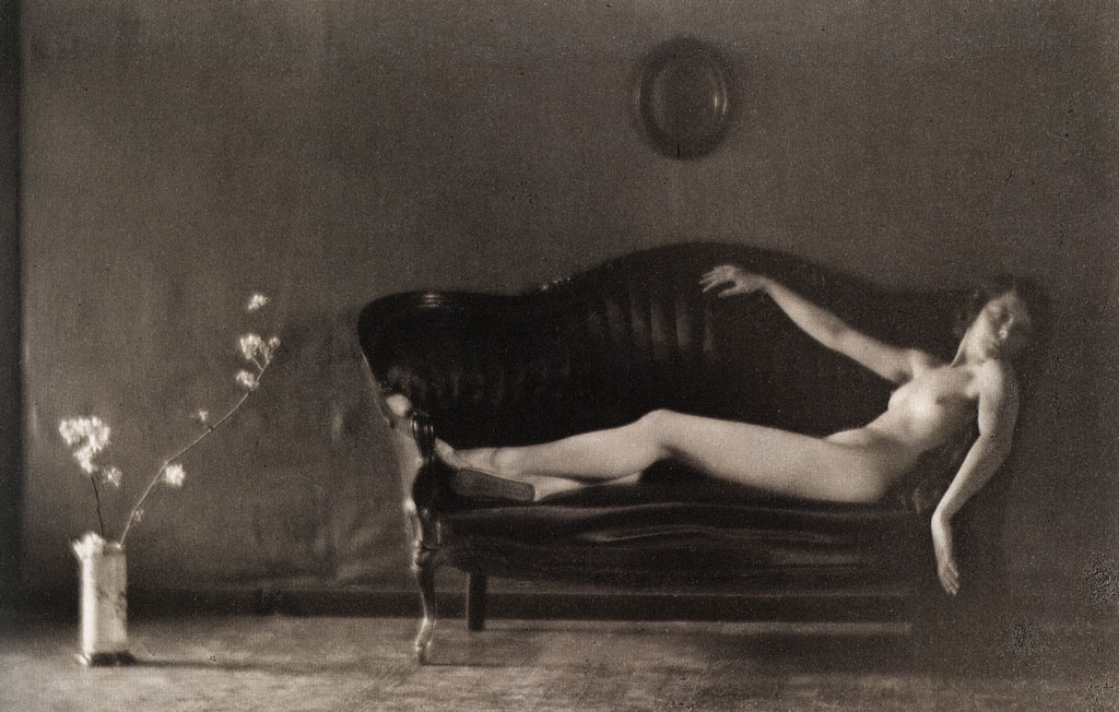 Margrethe Mather on Sofa (1920) - Edward Weston 