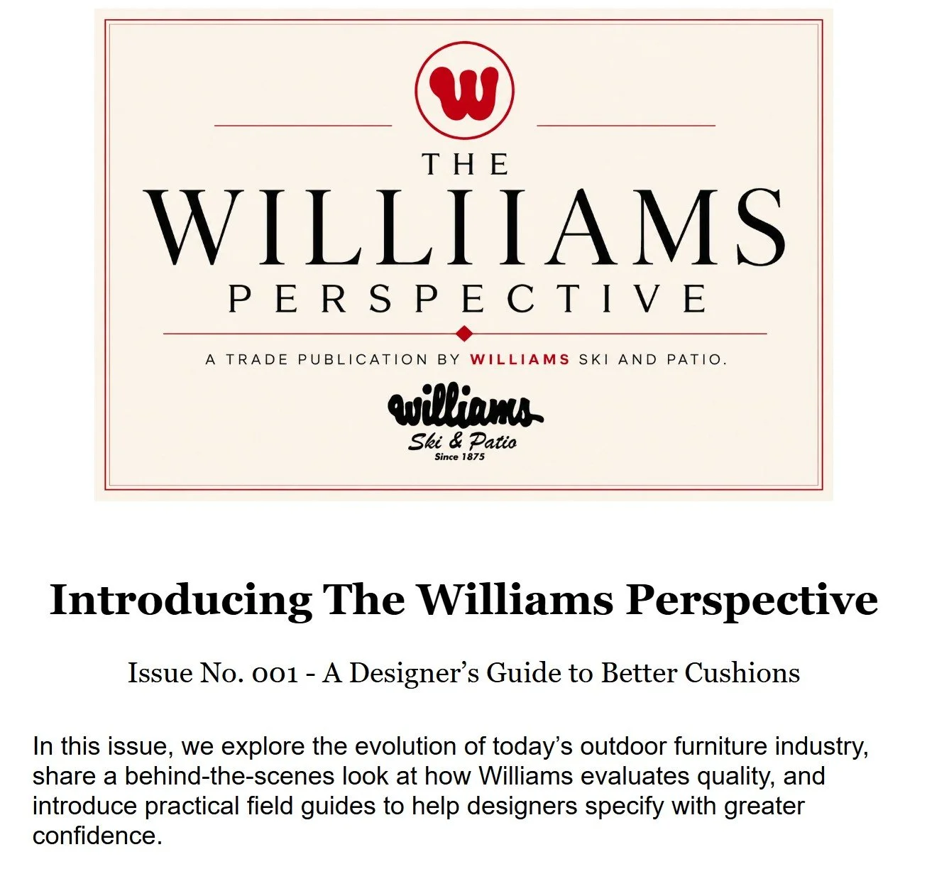 Williams Perspective Graphic