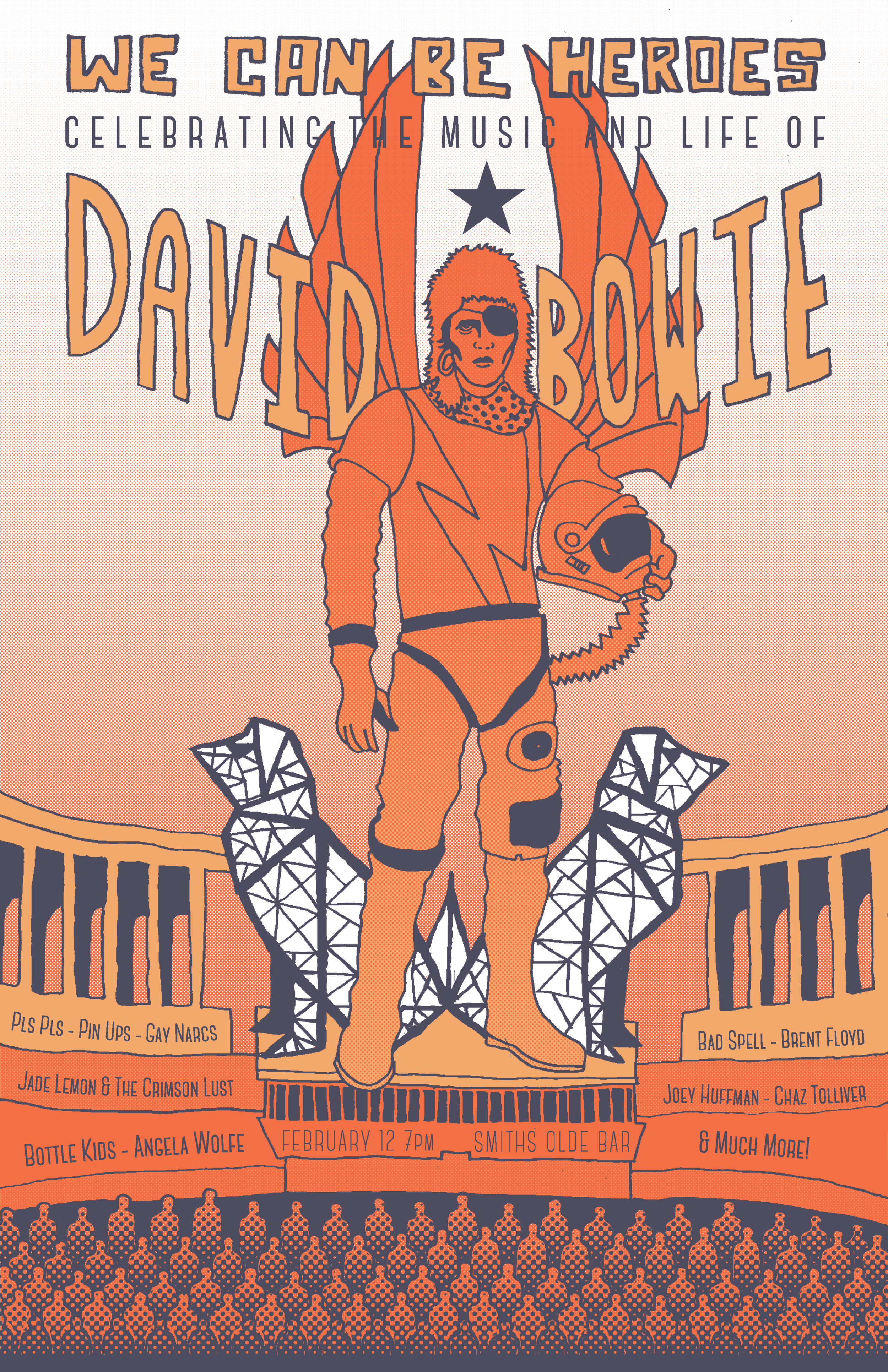 David Bowie Tribute Show Poster