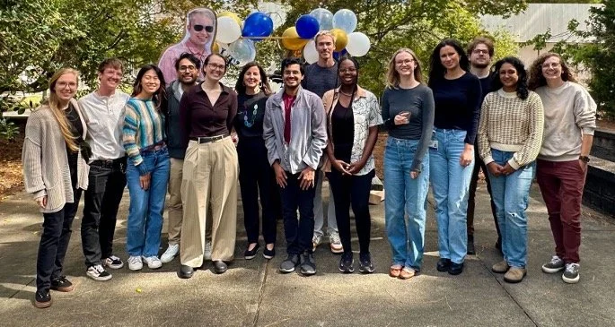 Fall 2025, Celebrating the successful defense of Dr. Julia Dziabis!