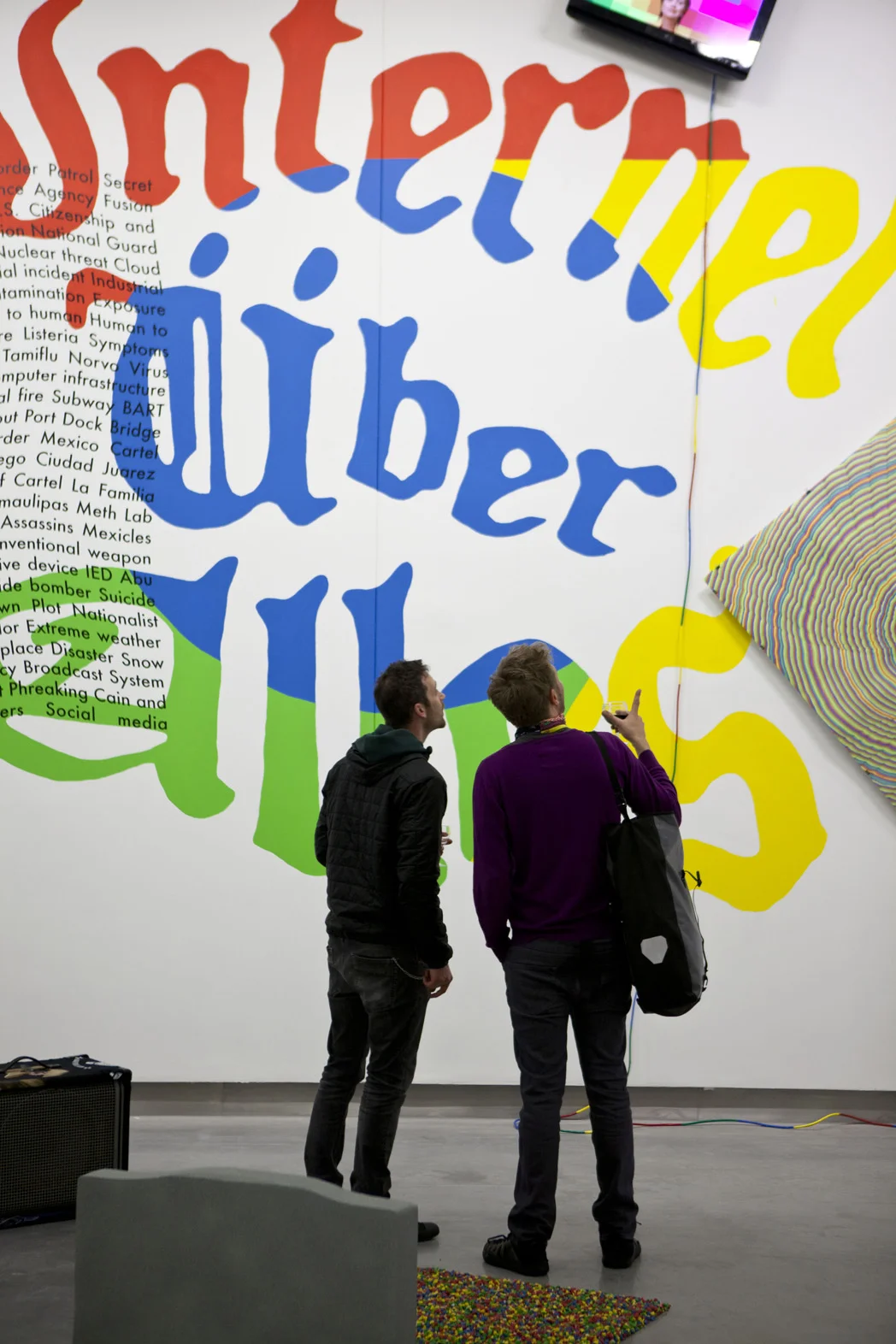 Installation view of Internet Über Alles at Rua Red Gallery (2012)