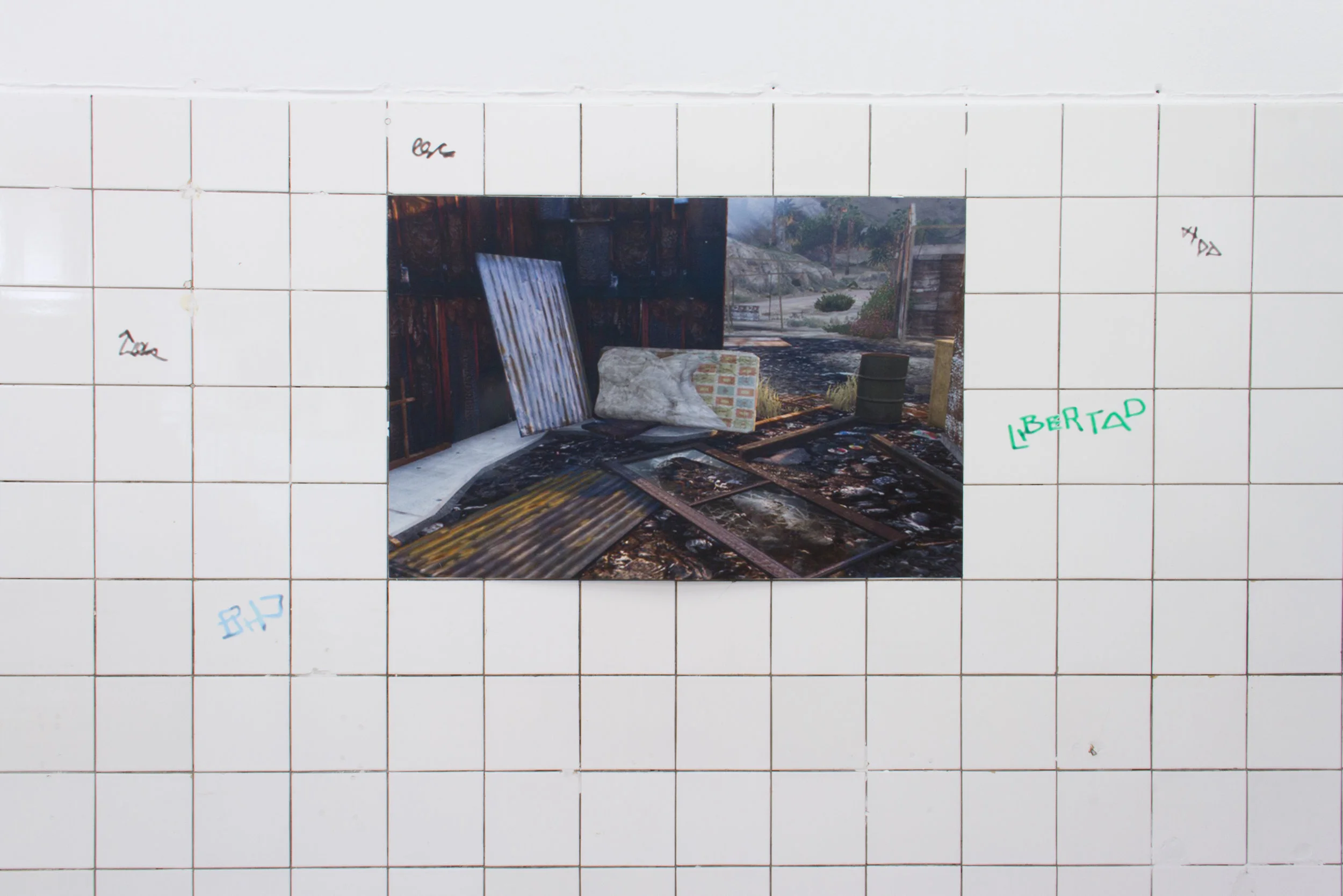 Installation View from Down and Out in Los Santos at Galleri CC for Malmö Fotobiennal 2017
