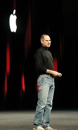 Steve Jobs at an Apple event