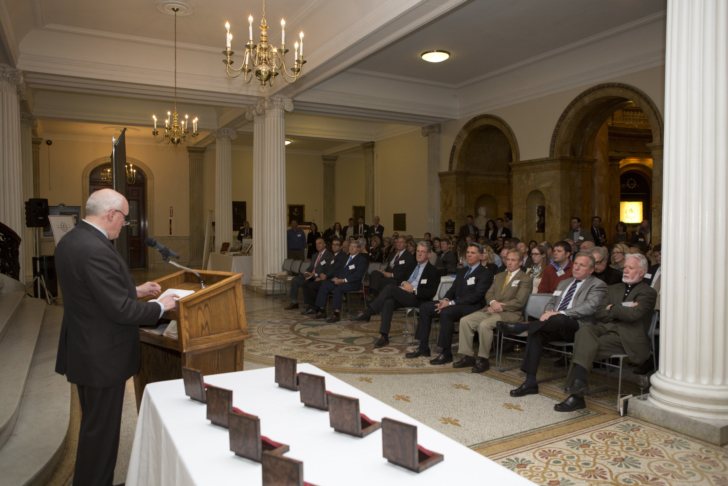 Board member Eric Daum extolling the virtues of Classicism