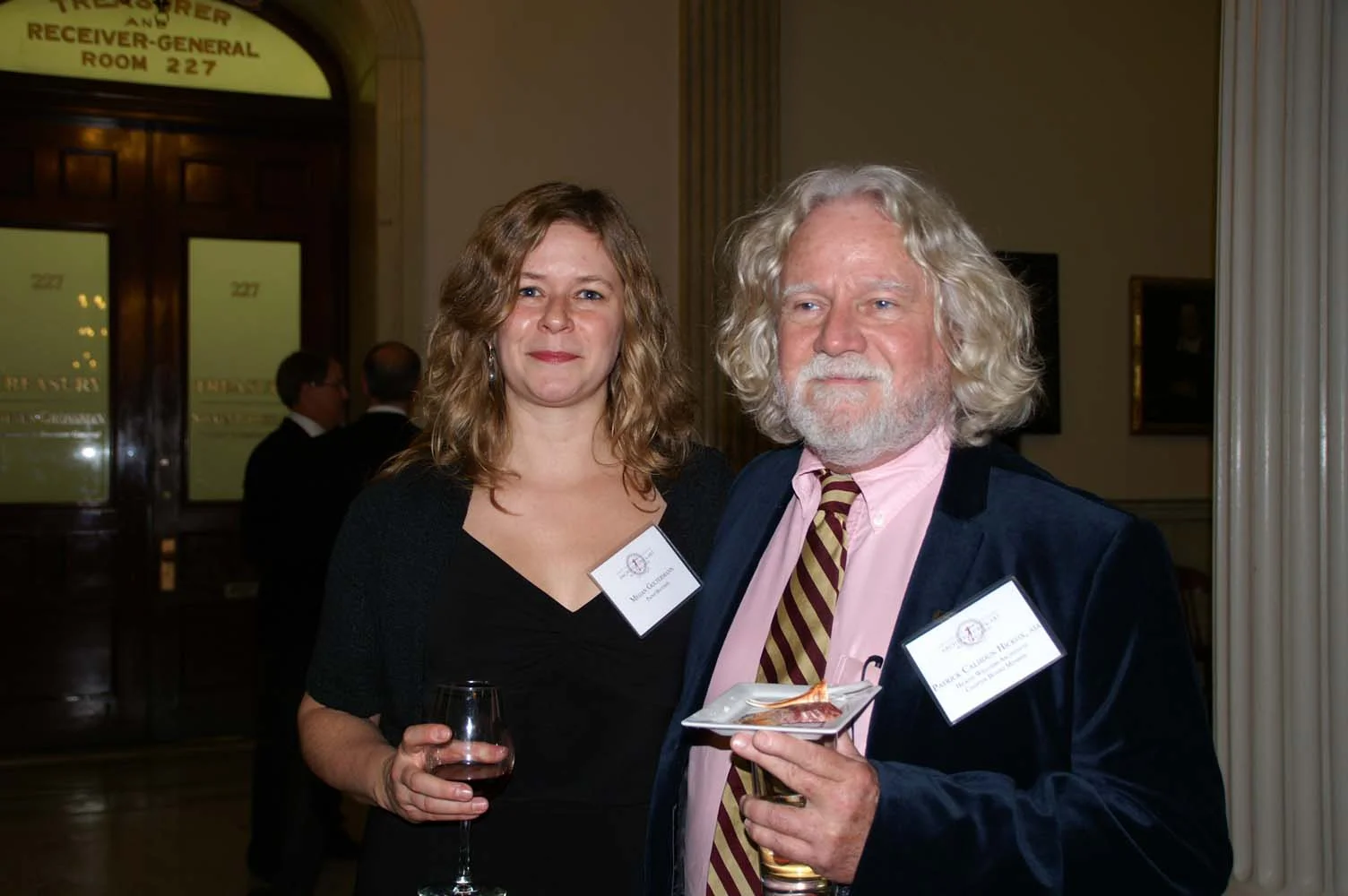 Megan Goltermann, Board member Patrick Hickox