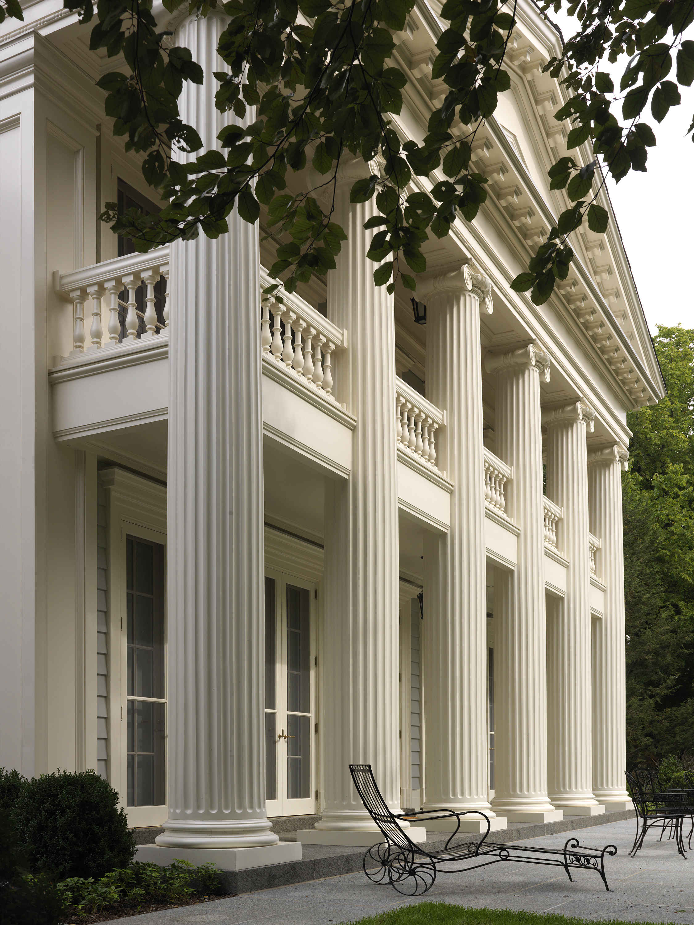 New Construction, Classical Over 5,000 SF "Greek Revival Residence" Dell Mitchell Architects 