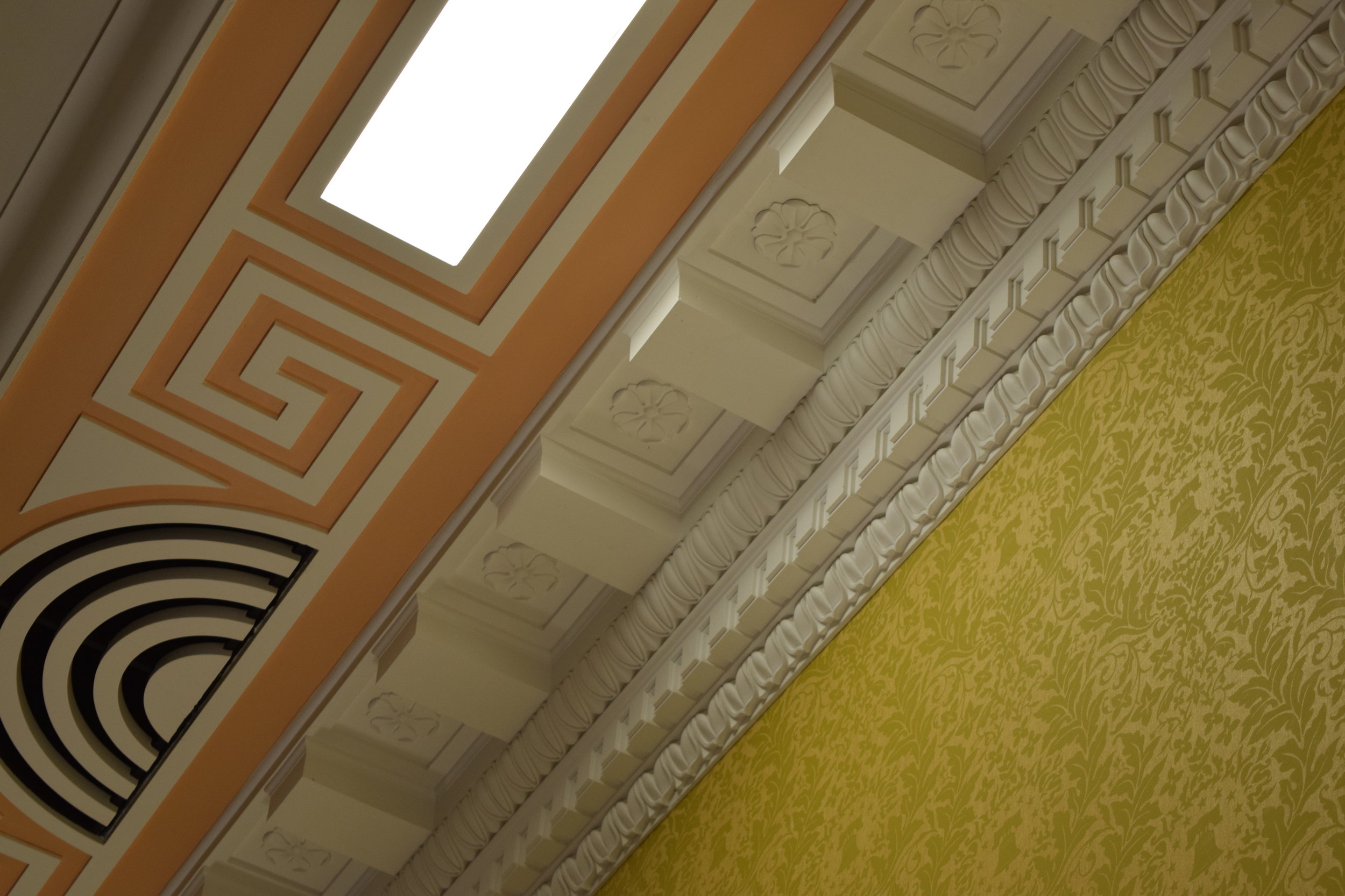 Project Name, "Ornamental Plaster, Edward M. Kennedy Institute," by Hyde Park Mouldings - Craftsman/Artisanship