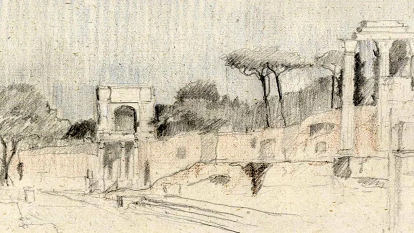 SKETCH David Pearson for “Forum Romanum”