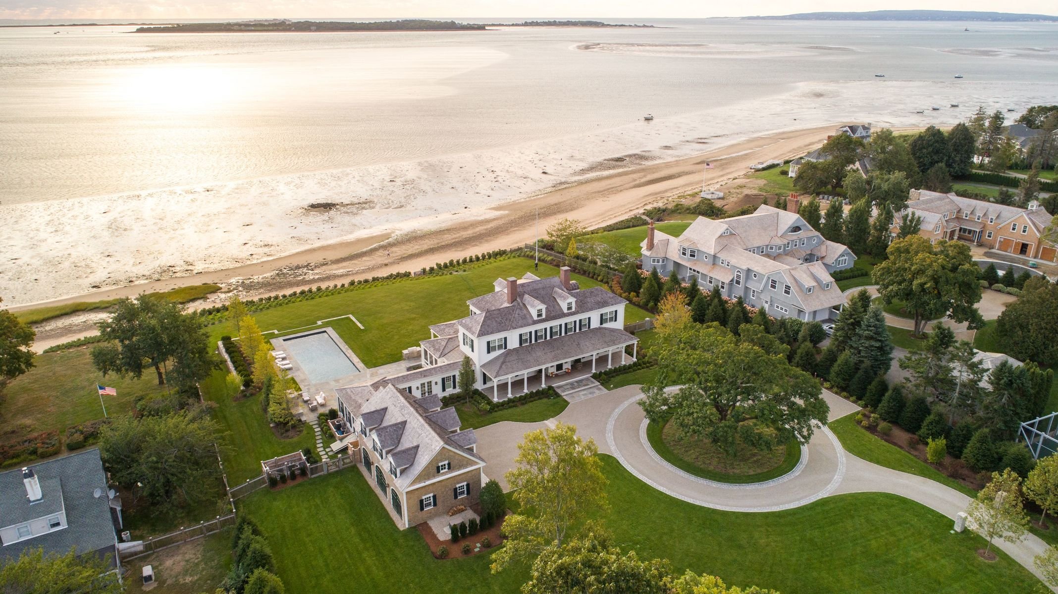   RESIDENTIAL (RESTORATION, RENOVATION OR ADDITION):  Patrick Ahearn Architect for “Historic Myles Standish Hotel”   Photographer Credit: Aerials by Hawk Visuals, all others by Taylor Ahearn  