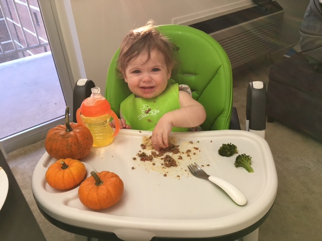 The ubiquitous table decorations are now a permanent feature at mealtime in our house
