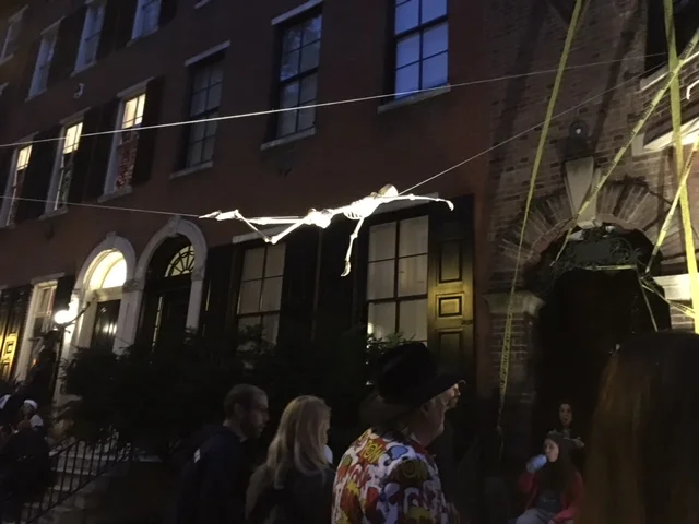 Aerial skeleton acrobatics