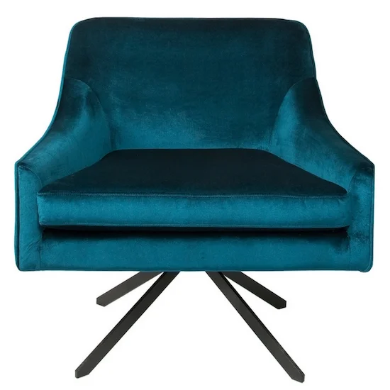 Ethan Swivel Chair Peacock Studio P Interiors