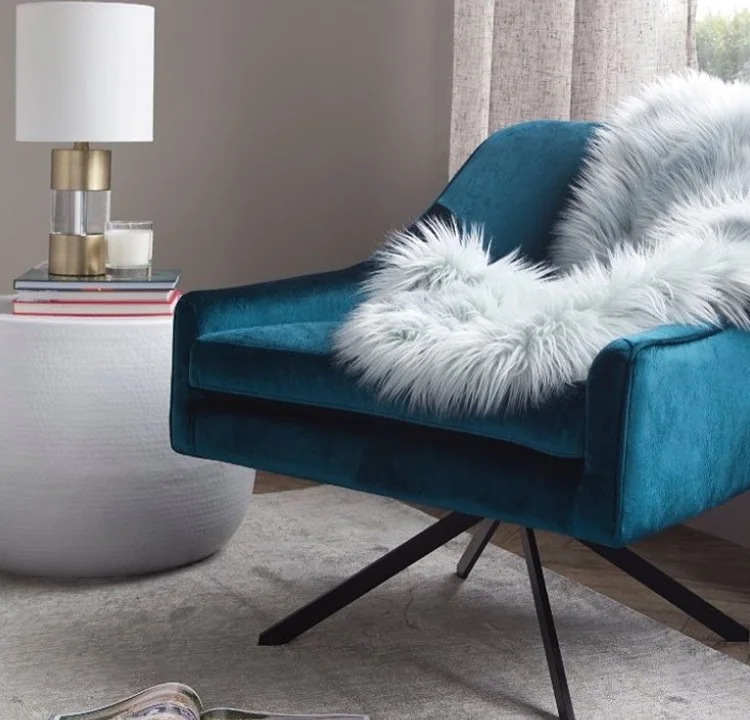 Ethan Swivel Chair Peacock Studio P Interiors