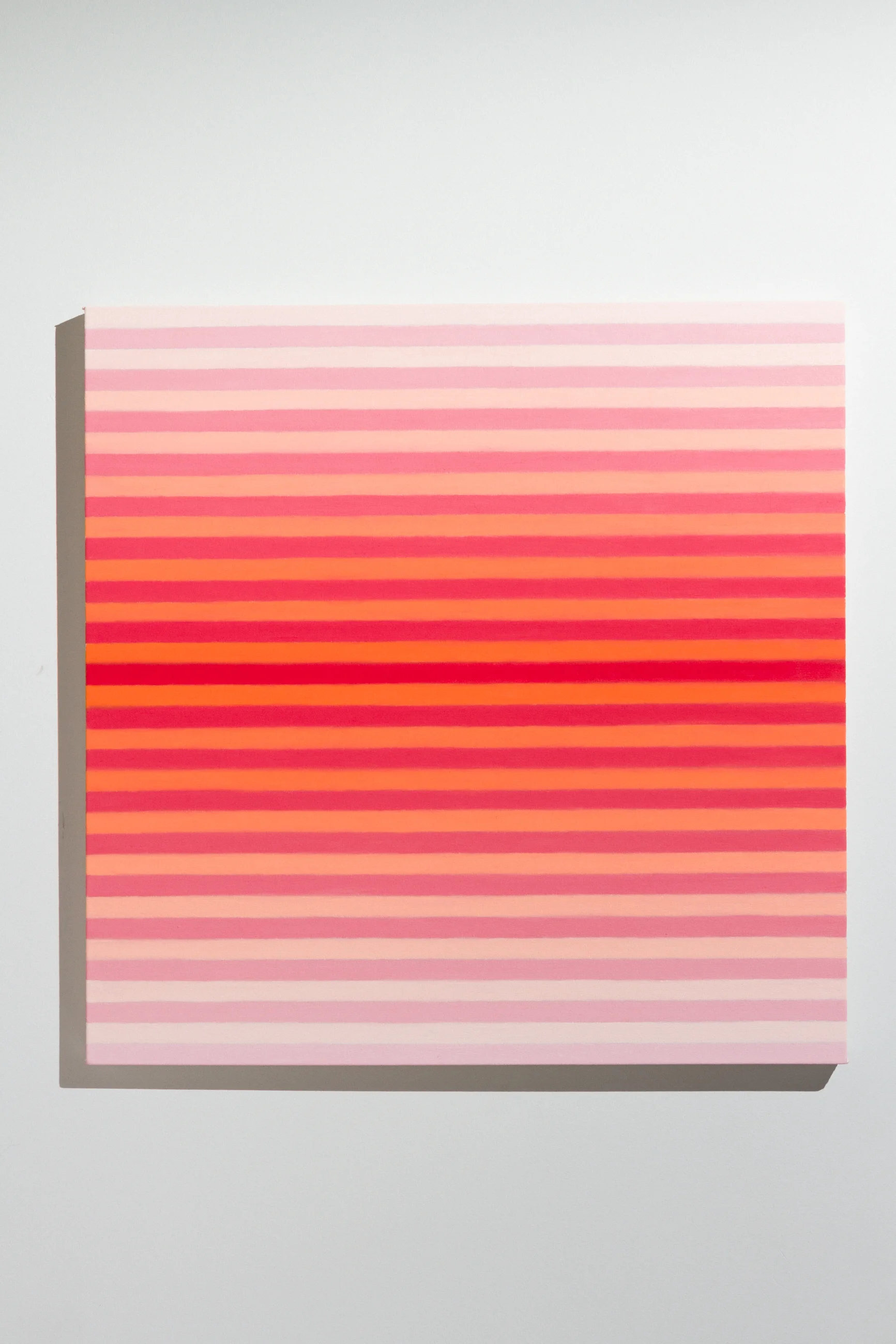  "red lines" 36" x 36" oil 