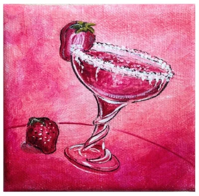 4" X 4" - Strawberry Delight - Sold