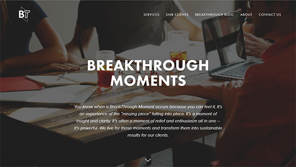 BreakThrough Results is a Chicago consulting firm that works with business owners of small to medium size businesses.