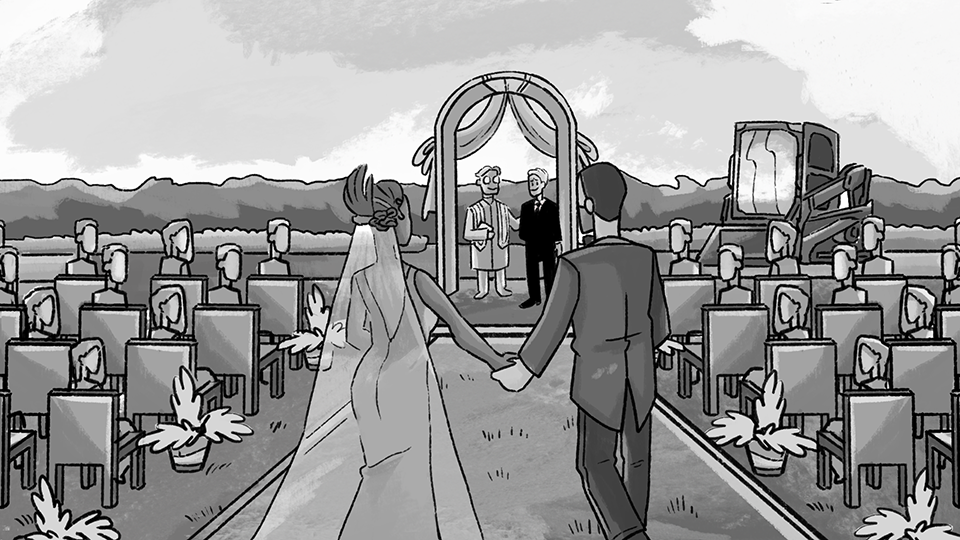 Kubota wedding commercial concept pitch