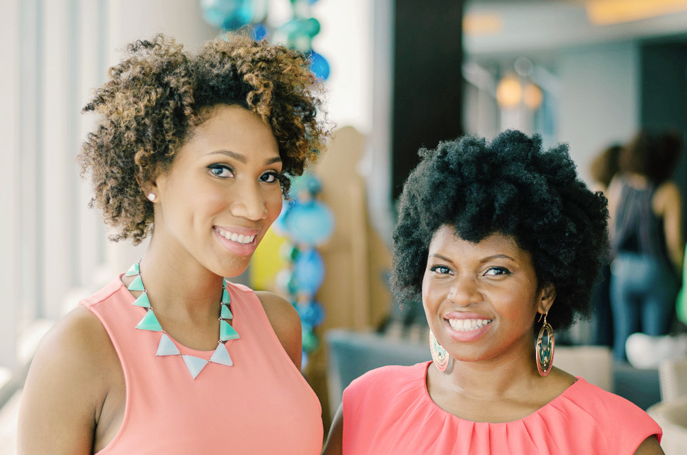 Whitney is a certified running coach with Road Runners Club of America, has completed five triathlons, two half marathons and is co-founder of Sporty Afros. Whitney is dedicated to helping black women connect the dots between fitness, nutrition and healthy, stylish hair care. (pictured on left)