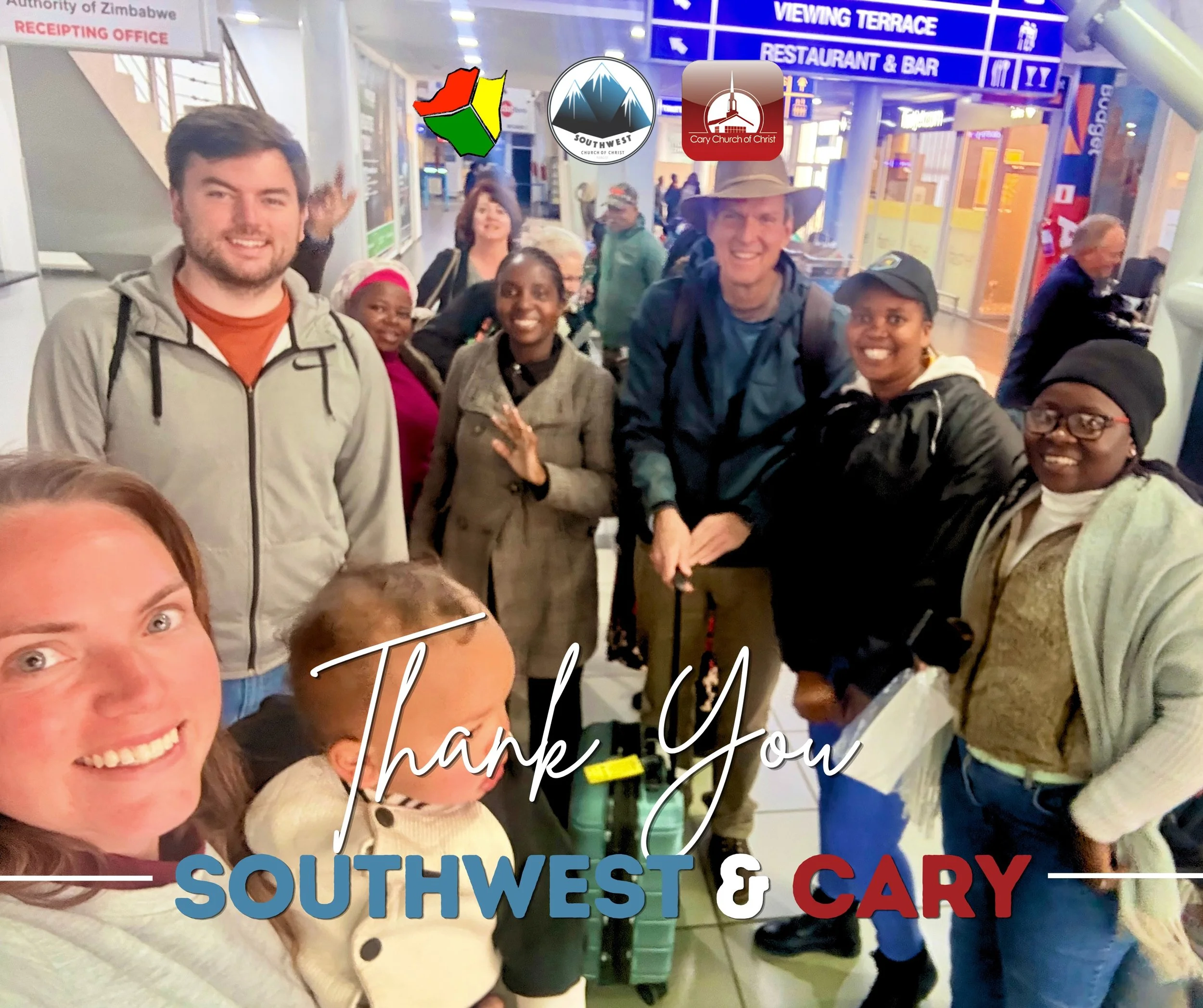 Much Appreciated. God Be With You! 🙏

We are deeply grateful to the Southwest and Cary churches of Christ for joining us on the mission field over the past couple of weeks. May your travels be safe, and we look forward to seeing you again.

#Ambassa
