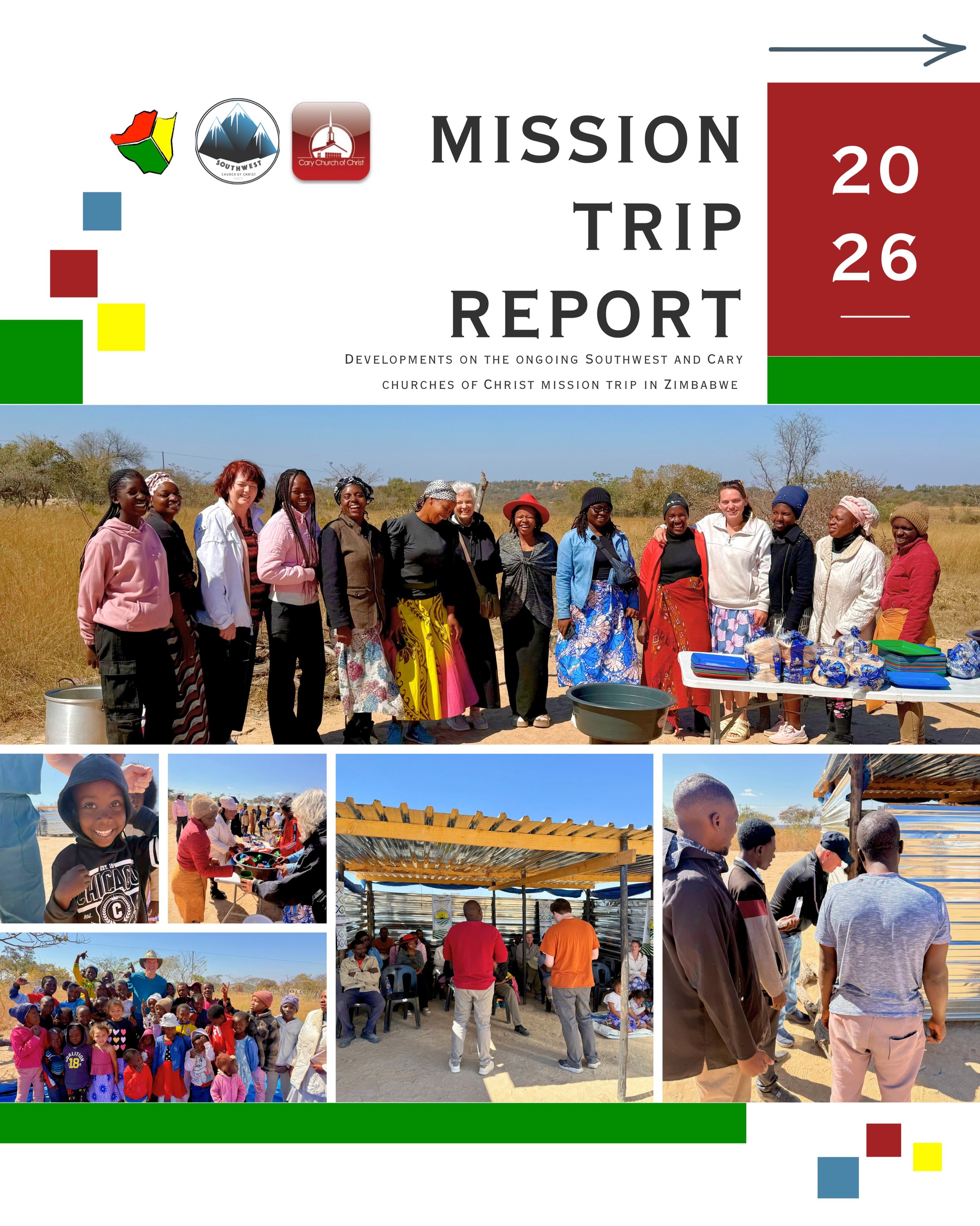 Busy Doing The Lord&rsquo;s Work

The team is already busy on the ground participating in a number of mission activities. Here they helped the Marula Church of Christ with their feeding ministry, building and putting new doors on the temporary church