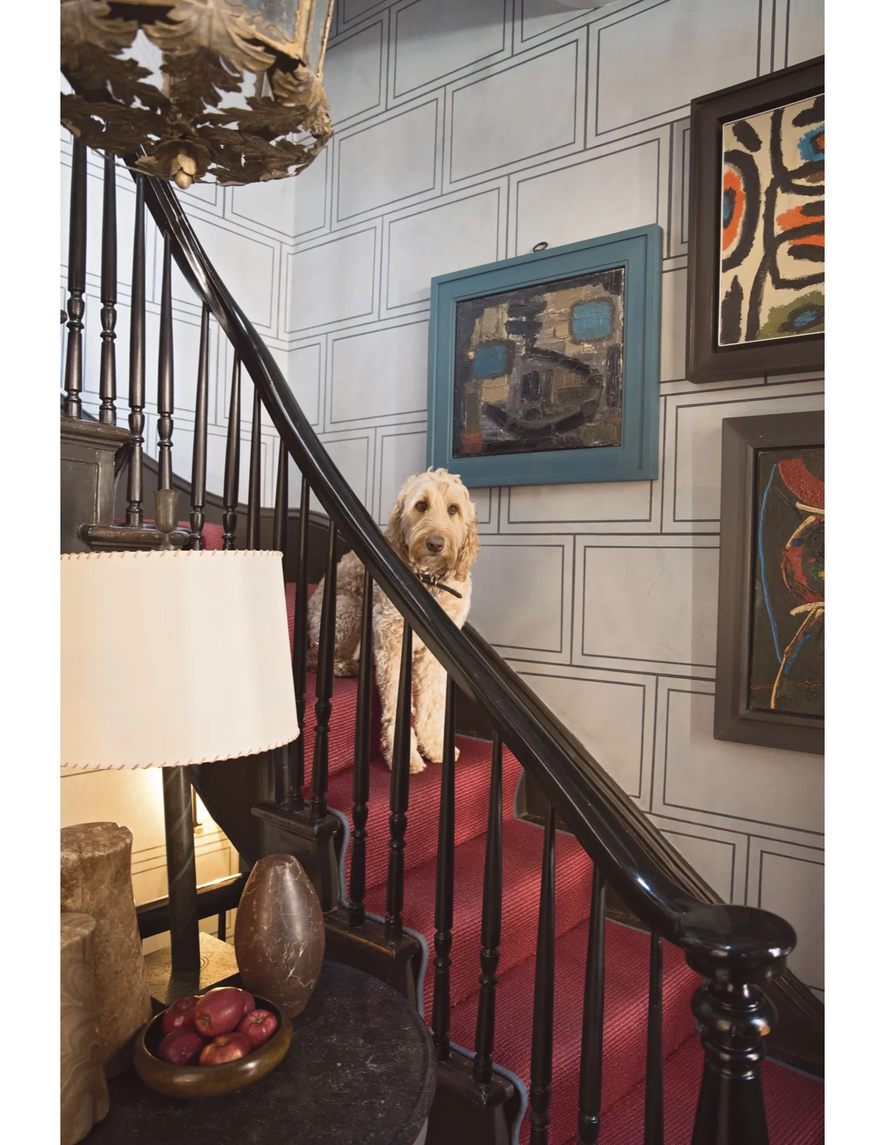 STEVEN GAMREL'S HOUSE AND HIS DOG SAILOR ANDERSON GAMBREL