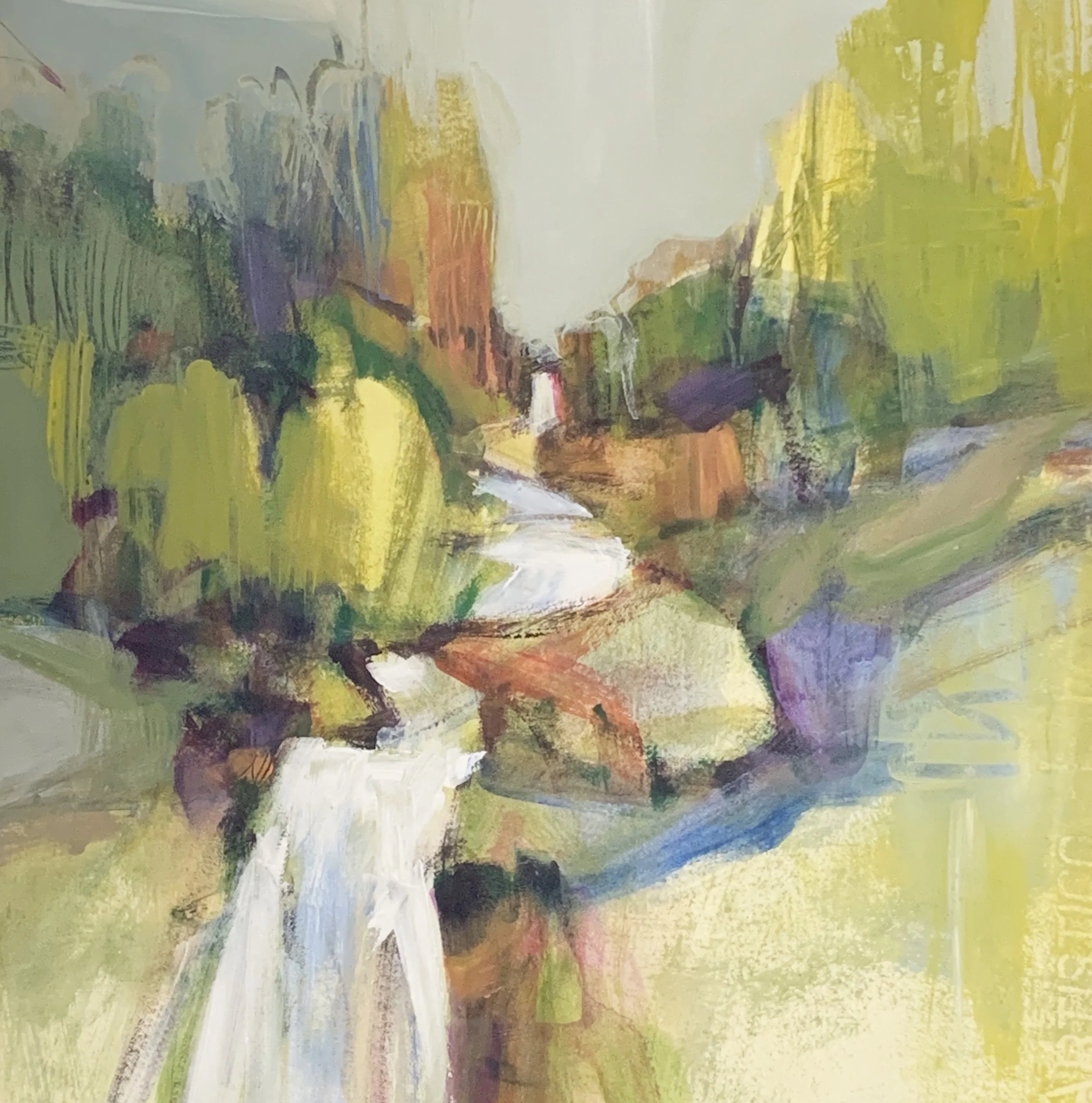 Study for Blue Waterfall