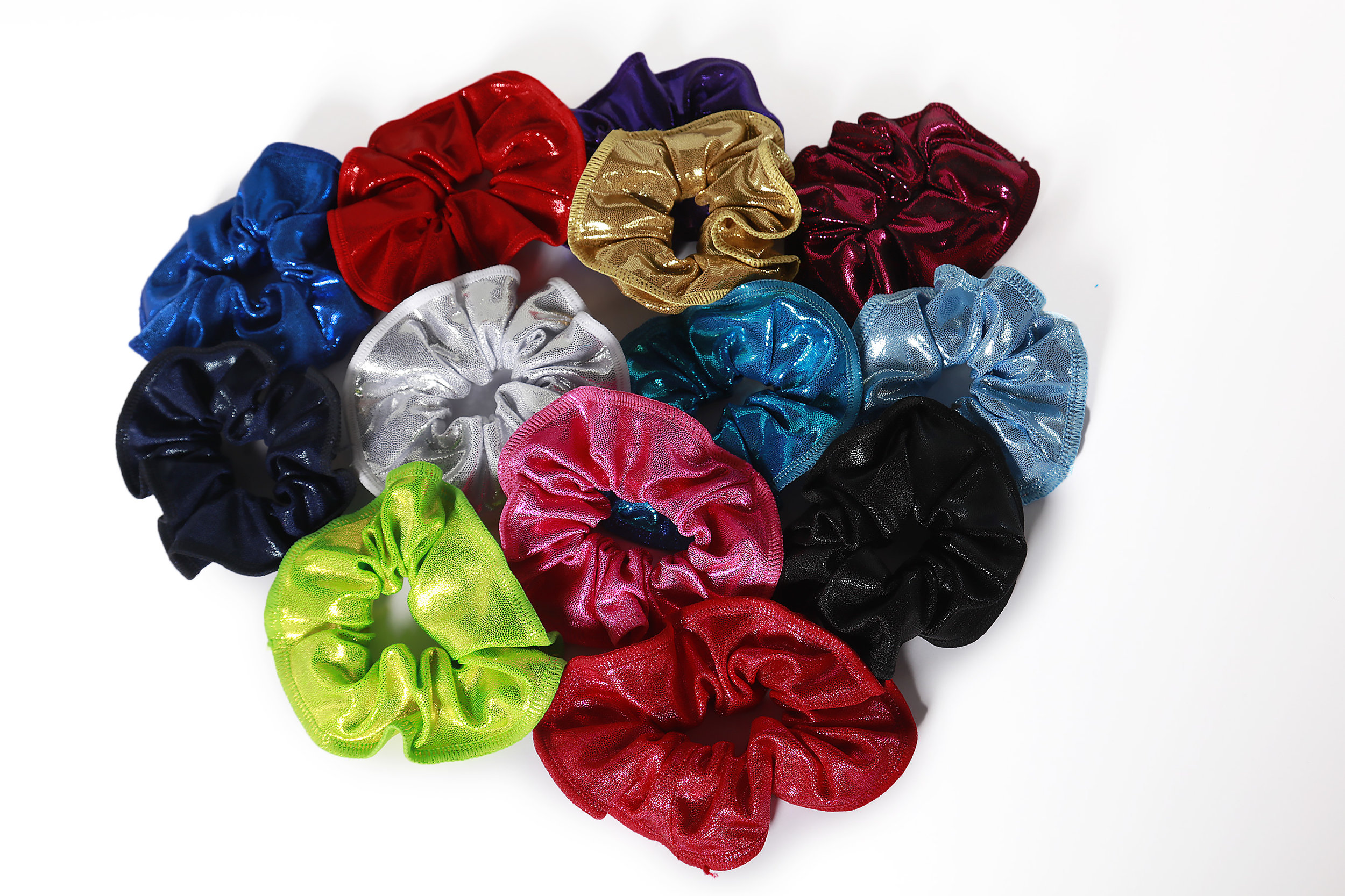 Mixed coloured scrunchie