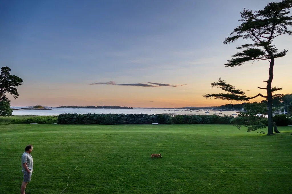 Lawn and Manchester Bay viewed from porch 