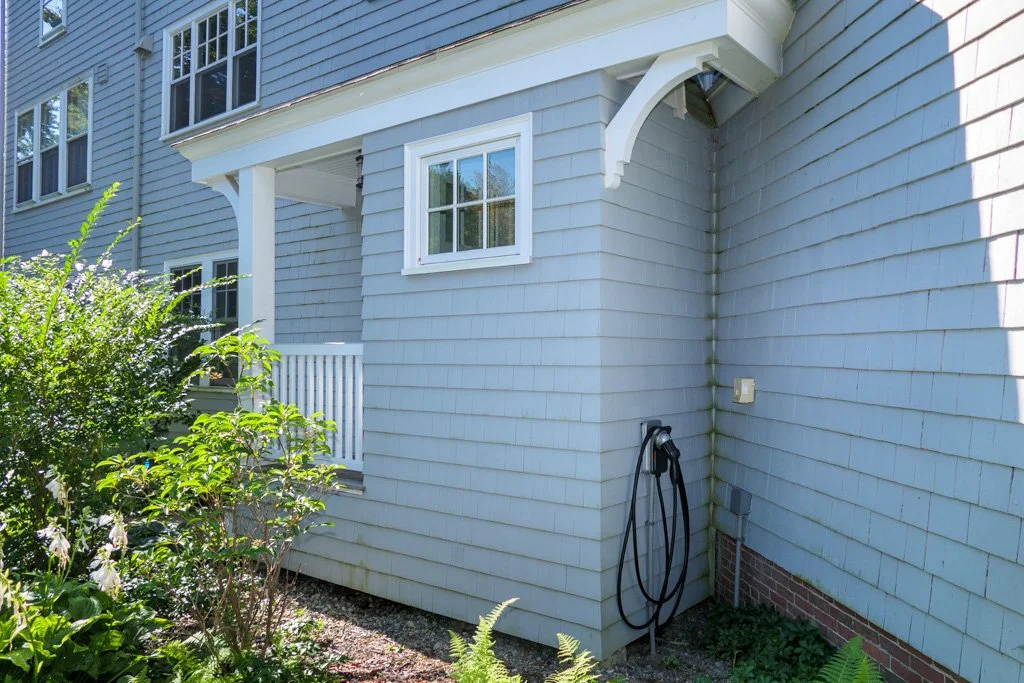  EV Charger at driveway door 