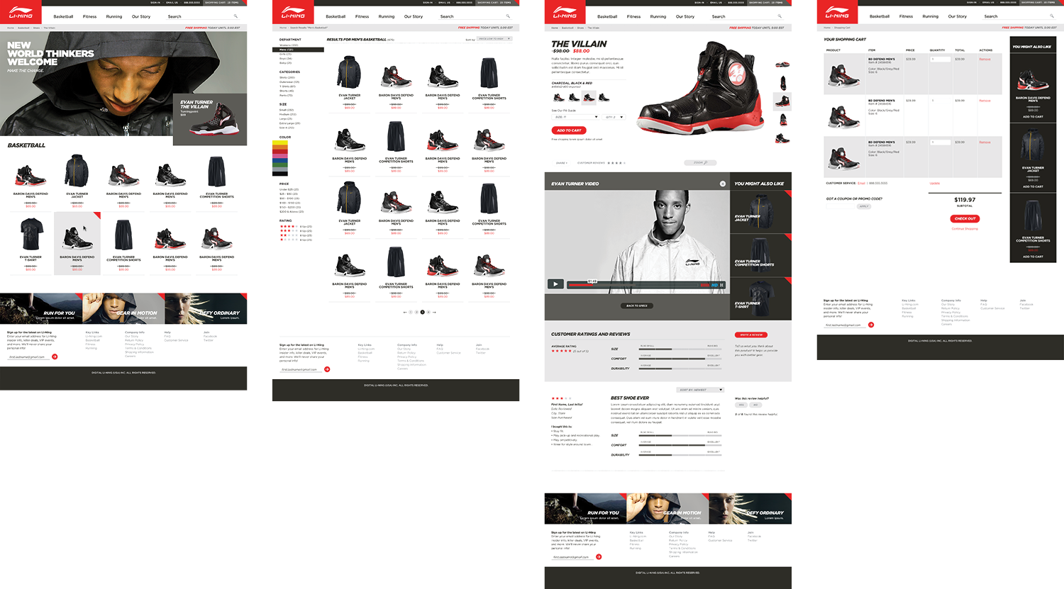 Launch of Shop.Li-Ning.com
