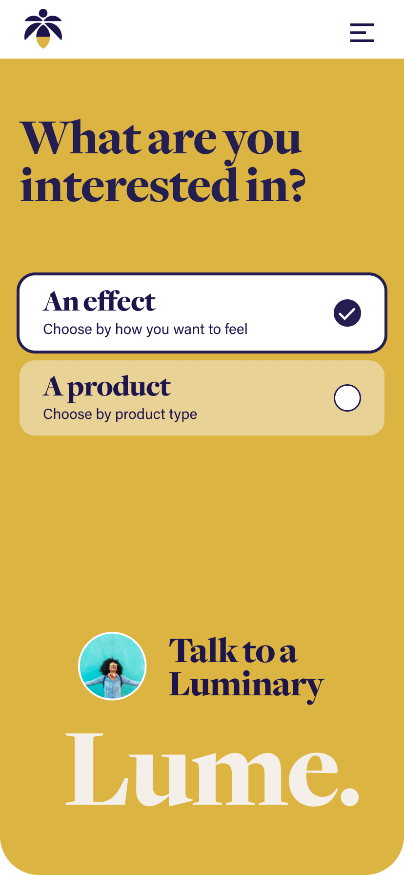 Interest selector