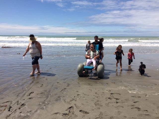 Accessible beach chairs