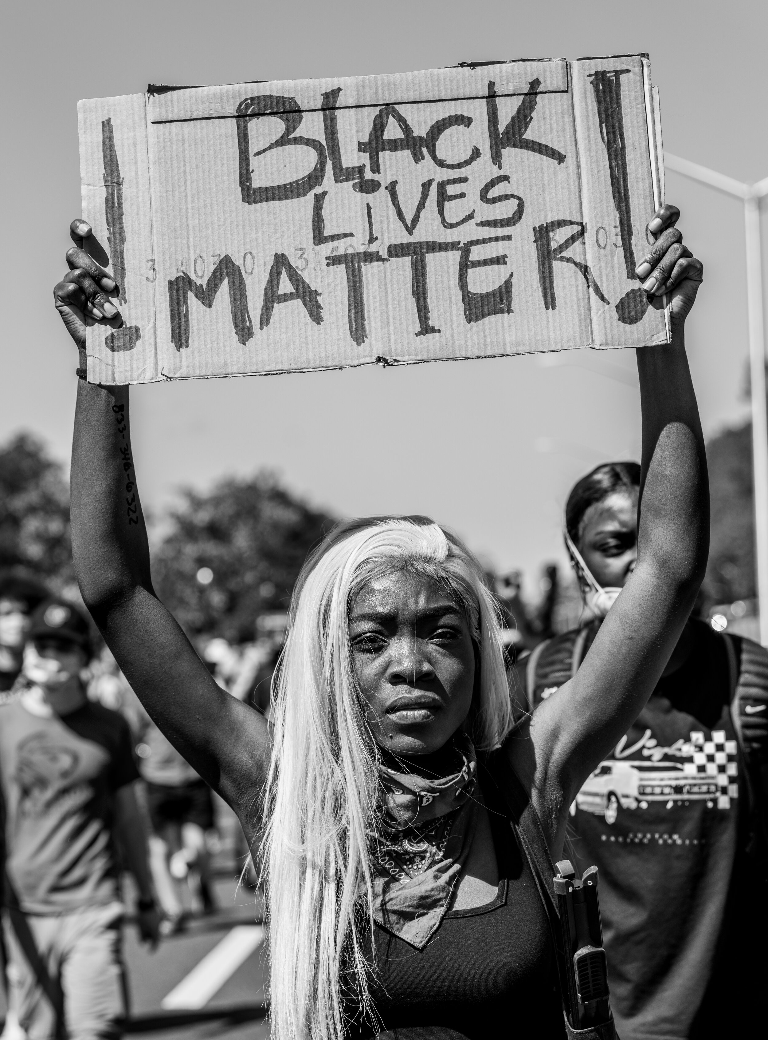 Black Woman Protests, 2020 © Jason Jackson