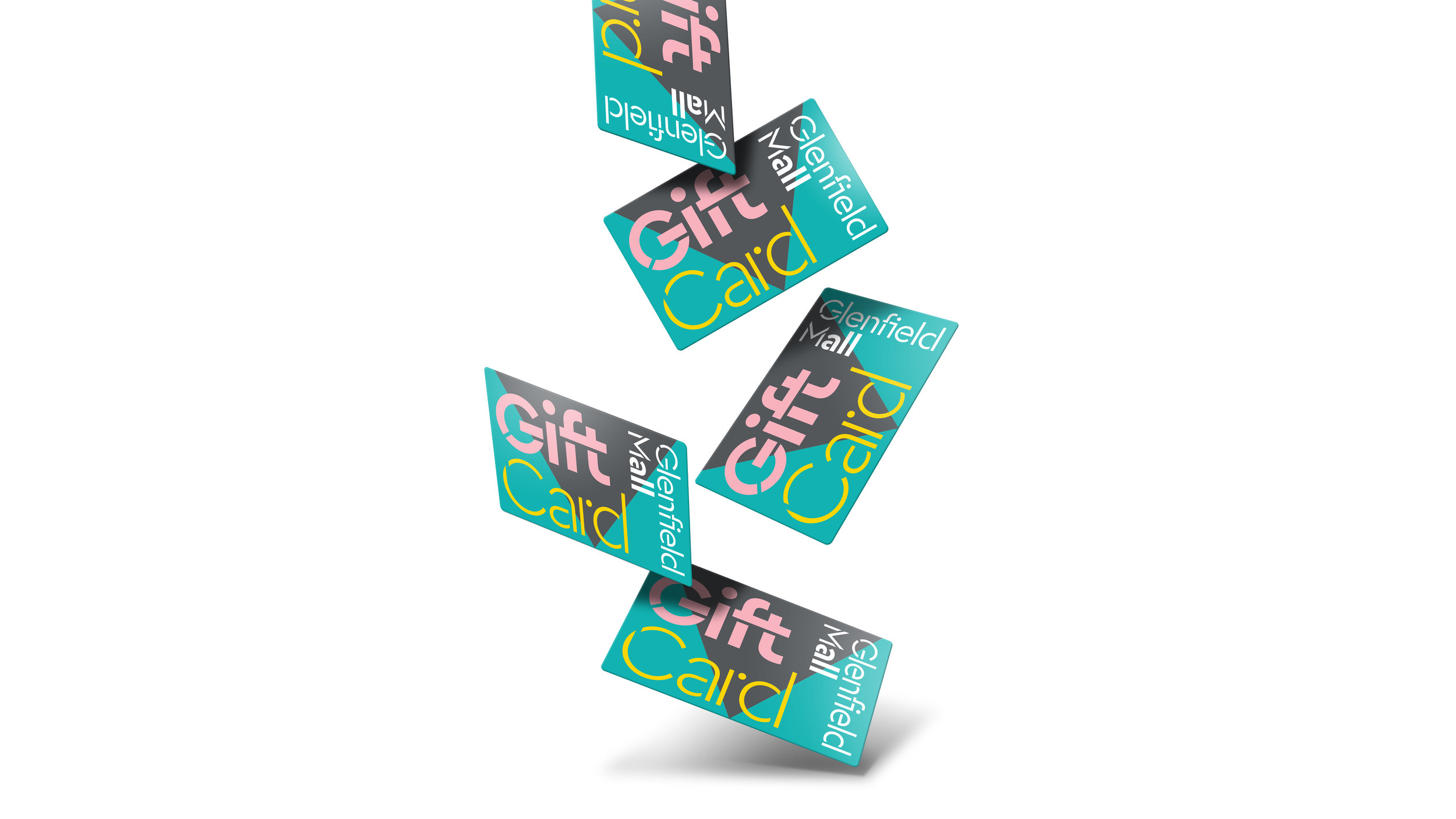 Vibrant design sparks life back into local retail destination. Putting the 'all' in Glenfield Mall provided a vibrant identity, design system and locally focussed storytelling for a previously generic retail site. This helped establish a contemporary and fresh direction that connected to its location, community and history as a gathering place. The system was rolled out across exterior, interior, promotional and digital branding. The Mall has significantly increased turnover since the rebrand. glenfieldmall