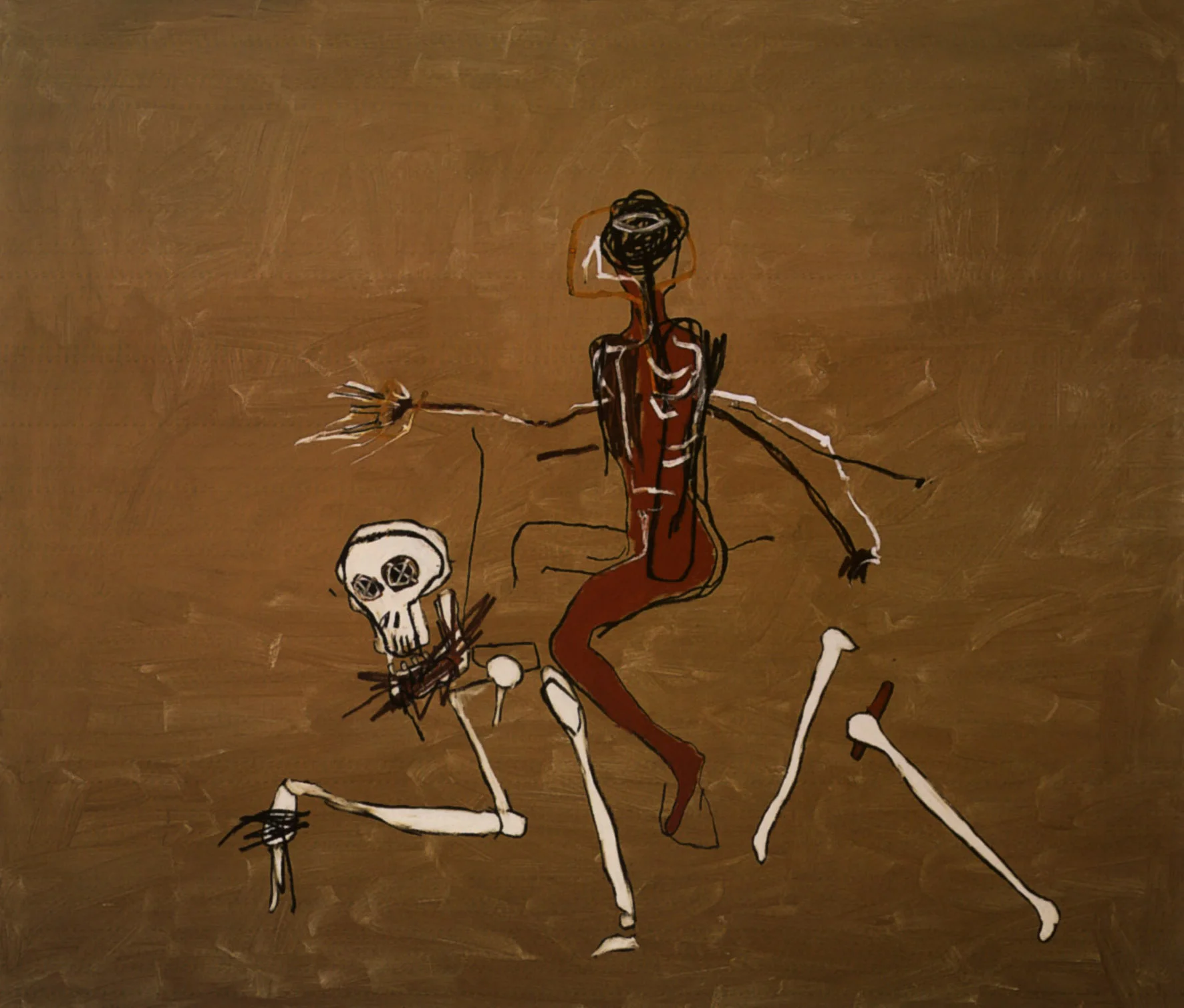 Jean-Michel Basquiat "Riding With Death" Art Review