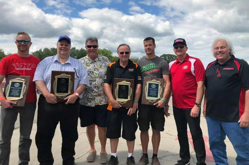 Brian and Steve Jacobsen along with George and Jamie Sieracki were inducted into the WKA Hall of Fame (Photo: WKA)
