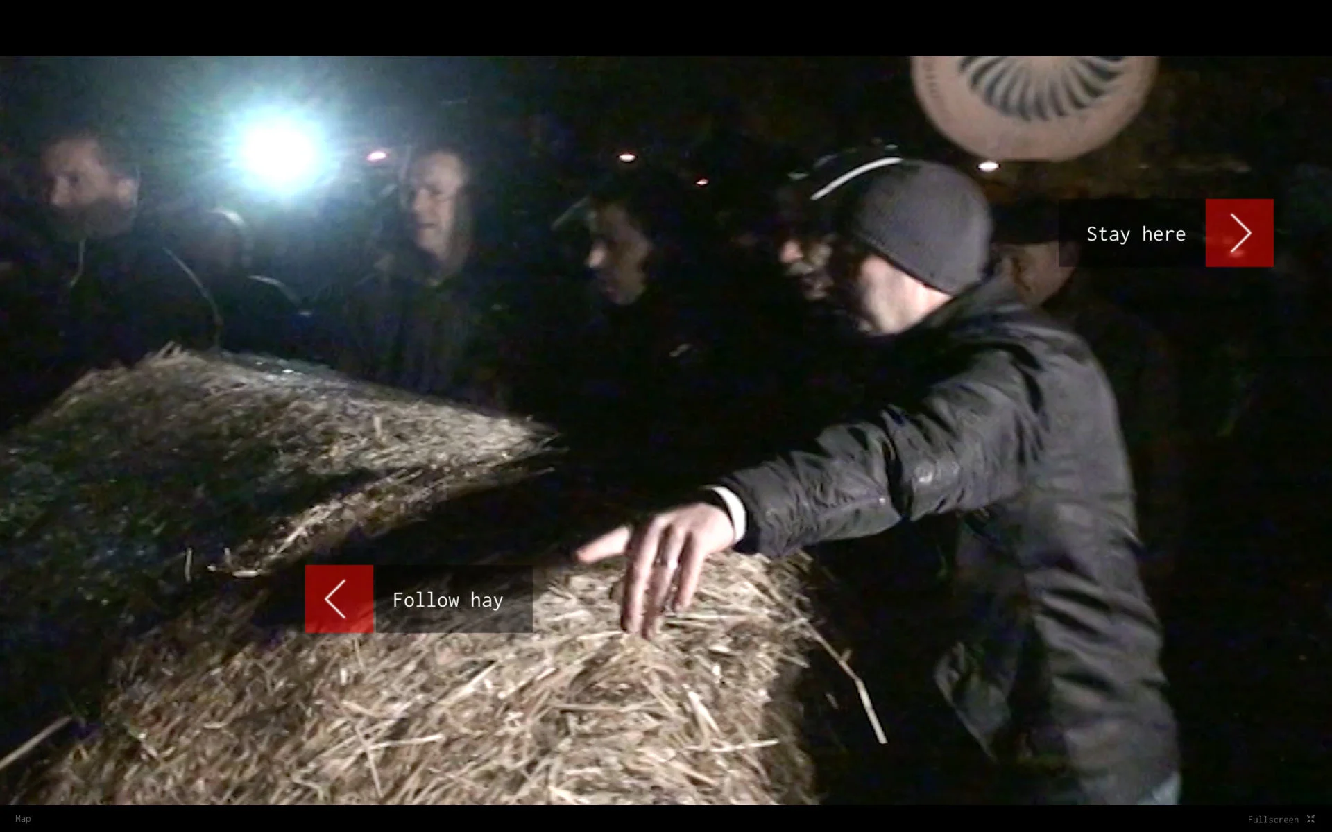 First interactive decision in film